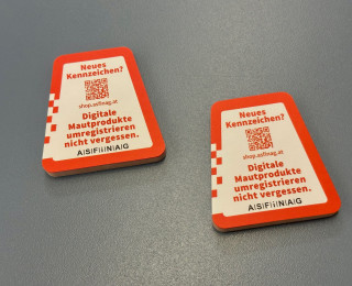 Haftnotizen ASFINAG Vignette 2025 2